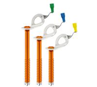 PETZL, Luz de Velocidad láser, Tornillo de Hielo Ultraligero con Mango Integrado, Azul, 17 cm, Unisex-Adulto