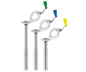Petzl - Tornillos de hielo - Laser Speed - Talla 21 cm - Gris Gris 21 cm