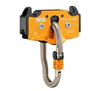 Petzl Polea TRAC Guide — Presión óptima para parques de aventura — Naranja Adultos Unisex