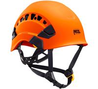 Petzl Casco Vertex Universal con doble mentonera y ventilación, Naranja, Talla única