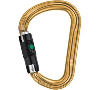 Petzl William Ball Lock mosquetón de seguridad de triple acción de escalada - Gold