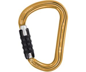 Petzl William Triact Lock mosquetón de seguridad de triple acción de escalada - Black/Gold