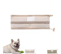 Petzymart Cool Loop, Petzymart Cooling Collar, Summer Fashion Breathable Ice Scarf, Medium and Large Puppies to Cool Down Going out (Beige,Large)