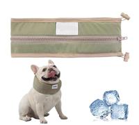 Petzymart Coolloop, Petzymart Cooling Collar, Cooling Collar for Dogs, Reusable, Keep Cool and Comfortable, Medium and Large Puppies to Cool Down Going out (Green,Large)
