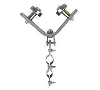 Peufcmi Ángulo de polea de hierro - Polea angular de rodillos de hierro - Aleación 360 ° giratoria 40#/50# rodamiento doble resistente para de bricolaje de gimnasio en casa