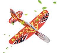 Peufcmi Aviones Planeadores de Espuma - 10 Unidades de Planeadores para Niños,Modelo De Construcción De Aeronaves Portátil para Diversión En Verano Parque Aula Fiesta Jardín Playa Interiores