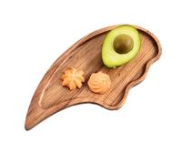 Peufcmi Bandeja De Servir Elaborada En Madera | Fuente De Cocina con Estilo Rústico - Bandeja de Embutidos | para Hogar Dormitorio Cocina Entrada Mesa De Centro Cena Fiesta Barbacoa