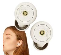 Peufcmi Cancelación de ruido de la oreja, tapones para la oreja para la cancelación de ruido de sueño - Strisk Silicone reutilizable cancelando auriculares de sueño,Auriculares de natación, accesorio