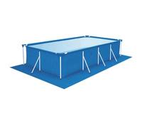 Peufcmi Cubierta para Piscina Rectangular De Poliéster Azul | Tapiz De Suelo Protector Para Piscina Impermeable, Impermeable Plegable Para Piscinas Inflables
