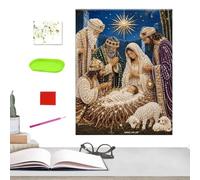 Peufcmi Kit De Arte Con Perlas Del Belén Coleccionable De Manualidades