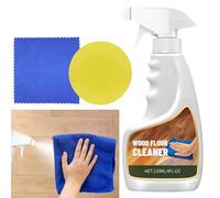 Peufcmi Limpiador De Suelos De Madera - Spray Restaurador De Brillo 120 Ml - Solución Limpiadora para Suelos de Madera con Esponja y Paño - para Alfombras Muebles Cocina y Hogar