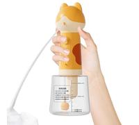 Peufcmi Pulverizador de champú para perros | Dispensador eléctrico de champú de espuma para perros, dibujos animados, rociador de jabón recargable automático para baño de gatos para limpieza profunda