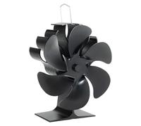 Peufcmi Ventilador Térmico - Ventilador de estufa de pellets para el hogar, termoeléctrico para estufas de leña, quemadores de leña, accesorios para chimeneas