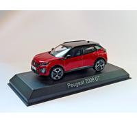 Peugeot 2008 GT de 2024 Rojo Elixir a 1/43 de Norev 472873