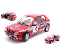 Solido 1:18 Peugeot 205 GTI 1,6L Red #132 DELECOUR/PAUWELS Rally Monte Carl