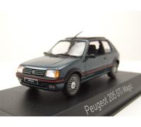 NOREV 1/43 PEUGEOT 205 1.9 GTI MAGIC 1990 VERDE MODELO ESTÁTICO DIECAST