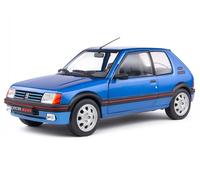 Peugeot 205 GTI azul metallic modelo de coche 421186300 Solido 1:18