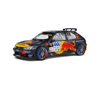 Solido Coche a escala 1/18 Peugeot 306 Maxi Negro Nº4 Loeb Rallye du Mont Blanc 2021 S1808301