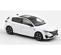 Peugeot 308 Gt 2021 Perla Blanca Modelo 1:43 473934 NOREV