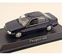 Peugeot 405 SRI 1991 Azul Oscuro 1:43 NOREV con Caja Original 474513