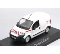 Peugeot Bipper 2009 Blanco W/ Rojo Pelacables 1:43 Modelo 479868 Norev