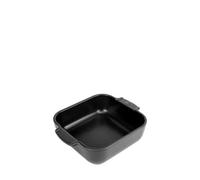 PEUGEOT - Cacerola cuadrada de cerámica - 21 cm (incluyendo asas) x 17,5 cm x 6 cm - Capacidad: 1,1 L - 10 años de garantía - Negro satinado