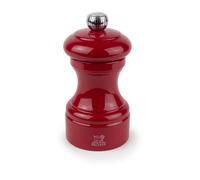 Peugeot - Molinillo de sal Bistro de 10 cm - Sistema clásico de molienda - Fabricado con madera certificada PEFC - Mecanismo de por vida - Fabricado en Francia - Bistrorama - Color rojo