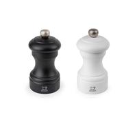 Peugeot Bali FONTE Molinillos de Sal y Pimienta, Madera, Negro/Blanco, 10 Centimeters, 2