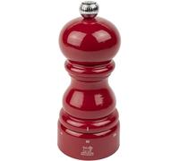 PEUGEOT Paris u'Select - Molinillo de pimienta (12 cm, 6 ajustes predefinidos, fabricado con madera certificada PEFC, fabricado en Francia), color rojo brillante