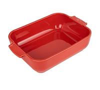Peugeot Saveurs PSP60091 60091 Appolia Plana Horno Rectangular 25, Rojo, cerámica