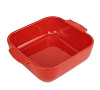 Peugeot Saveurs PSP60213 60213 Appolia Plana Horno Cuadrado 21, Rojo, 25 Ounces, cerámica