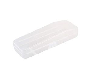 Peukerty 1 caja de viaje de doble para hombre, accesorios de de plástico transparente