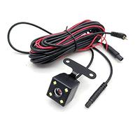 Peukerty 1 unids 5 pin coche cámara trasera reversa 170 grados amplia grabación aparcamiento impermeable visión cámara de vídeo