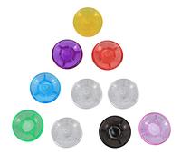 Peukerty 10 piezas de pedal de efecto para guitarra, amplificadores, interruptor de pie de color, perillas de pedal de guitarra, protector