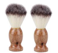 Peukerty 2 cepillos de afeitar para hombre con mango de para hombre