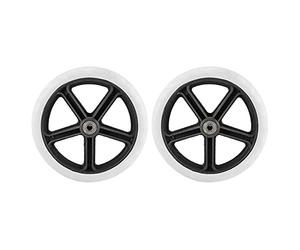 Peukerty 2 unidades 200 mm (8) de goma pequeña sin marcar silla rueda accesorios PP goma silla ruedas ruedas scooter