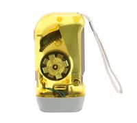 Peukerty 3 LED Dynamo - Linterna de cuerda con manivela sin batería