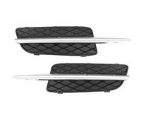 Peukerty Cubierta de rejilla inferior para parachoques delantero de coche y cromado para X5 E70 X6 E71 2007-2010 51117159593/51117168923