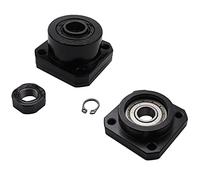 Peukerty FK12 FF12 Soporte para tornillo de bola 1605 FK12 fijo FF12 flotante para accesorios de máquina