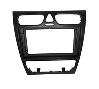 Peukerty Kit de bisel de montaje para placa de radio de coche C W203 02-04 DVD estéreo placa adaptador montaje tablero montaje bisel