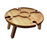 Peukerty Mesa de picnic plegable y portátil, mesa de campamento ligera para exteriores, mesa de picnic pequeña de , pequeña