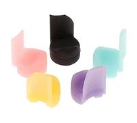 Peukerty Paquete de 5 Clarinete de Silicona Suave CojíN de Descanso para el Pulgar Protector de Pulgar para Instrumento de Viento de 5 Colores