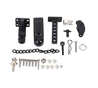 Peukerty Remolque de enganche de metal para SCX10 90046 TRX4 1/10 RC Crawler coche a control remoto para niño