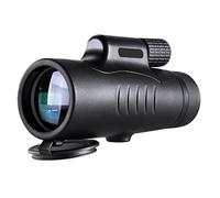 Peukerty Telescopio monocular HD de 8 x 42 con zoom, impermeable, pequeño telescopio de mano para acampar al aire libre y observación de