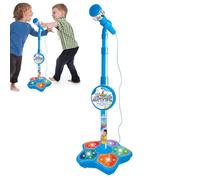 Peutermicrofoon met standaard | Karaokemicrofoon voor kinderen - Feesttijdverdrijf, en hoogte verdrijf microfoon ajustable con microfoon ajustable voor mp3-speler