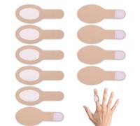 PEUTIER 10 Pzs Paquete de Aceite de Ricino para Dedos, 10,5 x 4 cm Algodón Suave Envoltura de Aceite de Ricino para Pulgar Envoltura Cómoda Reemplazo del Paquete de Aceite de Ricino para Relajarse