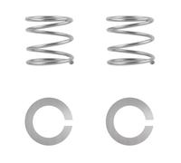 PEUTIER 2 Resortes para Batidora de Pie y 2 Arandelas Compatibles con KitchenAid Batidora de Pie, Kit de Piezas de Repuesto de Acero Inoxidable Accesorios para Batidora de Pie, Fácil de Instalar