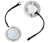 PEUTIER 2uds Bombillas para Campana Extractora, de Acero Inoxidable Reemplazo de Luz LED para Campana Extractora Bombilla Empotrable DC 12 V Luz para Campana Extractora para Cocina