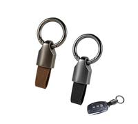 PEUTIER 2uds Clip para Llavero, Llavero de Cuero Sólido Llavero para Coche con Llaveros Hebilla de Aleación de Zinc Car Keychain Accesorios para Llaves para Hombres y Mujeres