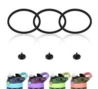 PEUTIER 3uds Juntas de Repuesto para Contigo con 3uds Válvulas de Silicona, Anillo de Sellado para Botella de Agua Repuesto de Tapa a Presión Accesorios para Contigo Aubrey 414ml y 591ml